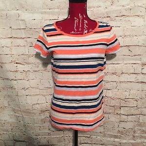 Land’s end striped short sleeve tee